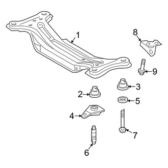 Toyota OE - Rear Suspension - Suspension Mounting
