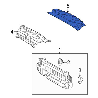 Toyota OE - Rear Package Tray Trim
