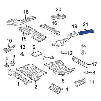 Toyota OE - Rear Left Frame Side Member