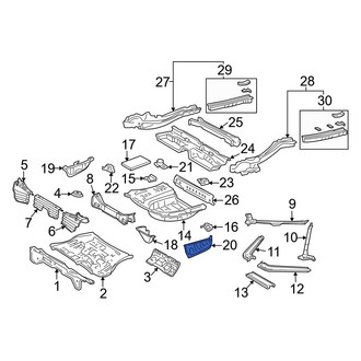 Toyota OE - Rear Left Floor Extension