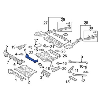 Toyota OE - Rear Frame Stiffener