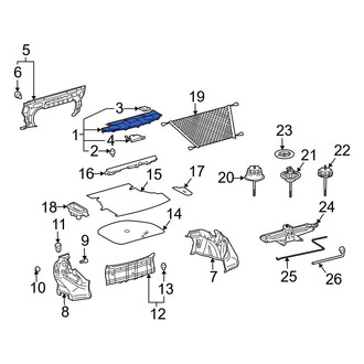 Toyota OE - Rear Package Tray Trim