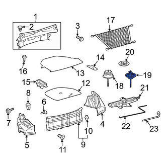 Toyota OE - Spare Tire Stud