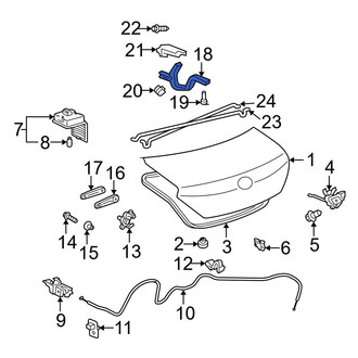 Toyota OE - Rear Deck Lid Hinge