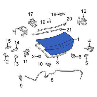 Toyota OE - Rear Deck Lid