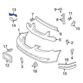 Toyota OE - Front Right Upper Bumper Seal