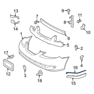 Toyota OE - Left Spoiler Seal