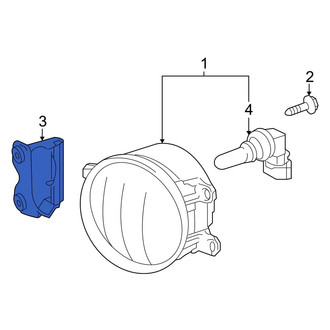 Toyota OE - Left Fog Light Bracket