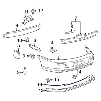 Toyota OE - Right Spoiler Seal