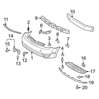 Toyota OE - Bumper Cover Retainer