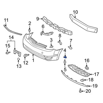 Toyota OE - Right Bumper Cover Bracket