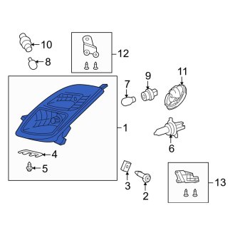 Toyota OE - Front Left Headlight