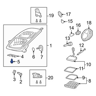 Toyota OE - Bumper Cover Reinforcement Screw