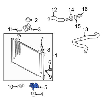 Toyota OE - Radiator Mount Bracket