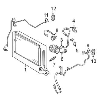 Toyota OE - Air Conditioner & Heater - Condenser, Compressor & Lines