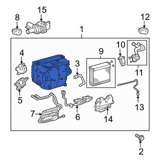 Toyota OE - HVAC Unit Case Assembly