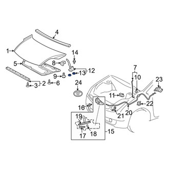 Toyota OE - Hood Hinge Spacer