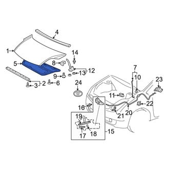 Toyota OE - Front Hood Insulation Pad