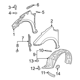 Toyota OE - Fender & Components