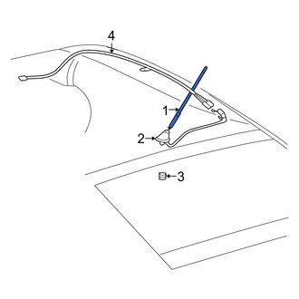 Toyota OE - Radio Antenna Mast