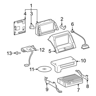 Toyota OE - Electrical - Navigation System Components