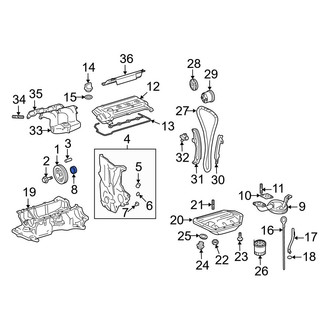 Toyota OE - Front Engine Crankshaft Seal