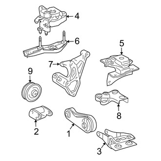 Toyota OE - Engine / Transaxle - Engine & Transmission Mounting