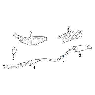 Toyota OE - Exhaust Muffler Gasket