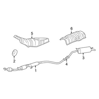 Toyota OE - Exhaust System - Exhaust Components