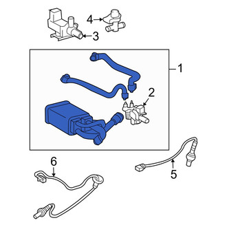 Toyota OE - Vapor Canister Purge Valve Assembly