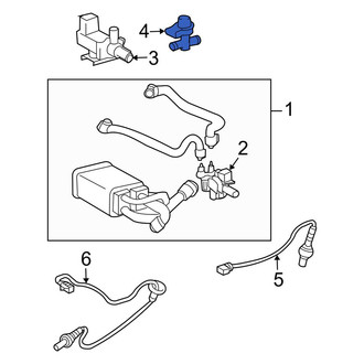 Toyota OE - Evaporative Emissions System Line Adapter