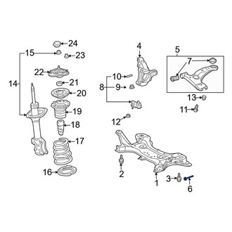 Toyota OE - Suspension Control Arm Bolt