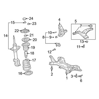 Toyota OE - Front Suspension - Suspension Components
