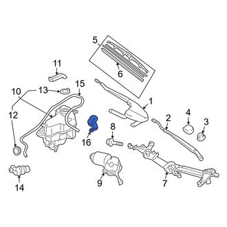 Toyota OE - Front Windshield Washer Nozzle