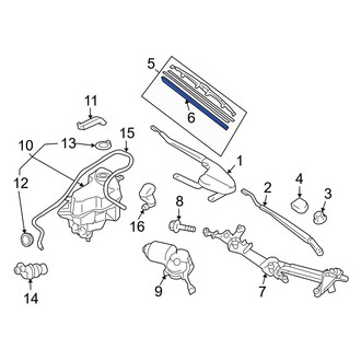 Toyota OE - Front Right Wiper Blade Refill