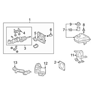 Toyota OE - Cowl - Components on Dash Panel