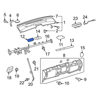 Toyota OE - Left Outer Instrument Panel Pad