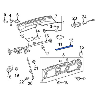 Toyota OE - Inner Instrument Panel Pad