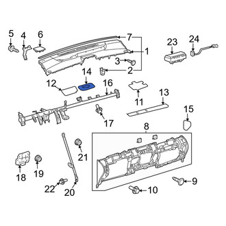Toyota OE - Center Instrument Panel Pad