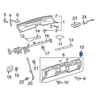Toyota OE - Outer Instrument Panel Pad