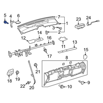 Toyota OE - Glove Box Housing Screw