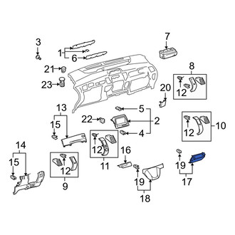 Toyota OE - Upper Instrument Panel Trim Panel