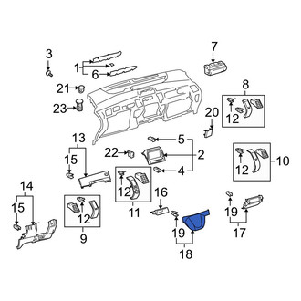 Toyota OE - Lower Instrument Panel Trim Panel