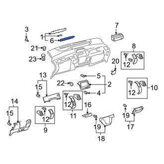 Toyota OE - Instrument Panel Lens