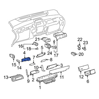Toyota OE - Instrument Cluster Bezel