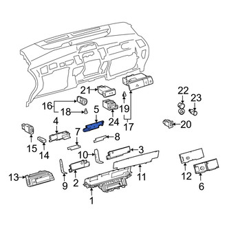 Toyota OE - Instrument Cluster Bezel