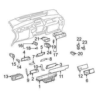 Toyota OE - Instrument Panel - Cluster & Switches