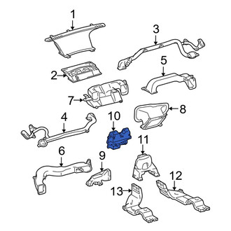 Toyota OE - Front Lower Instrument Panel Air Duct