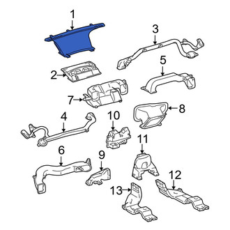 Toyota OE - Front Upper Windshield Defroster Nozzle