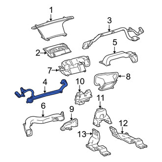 Toyota OE - Front Left Upper Outer Instrument Panel Air Duct